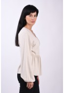 Bluza Dama Selected Slframi Wrap Sandshell